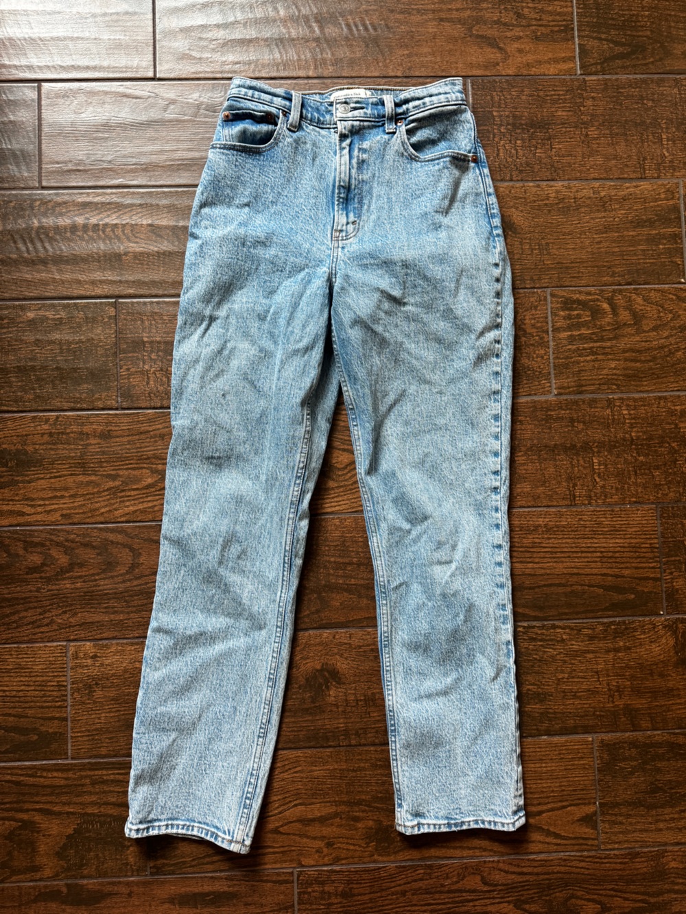Abercrombie & Fitch 90s Straight Ultra High Rise Jeans Sz 27/4R